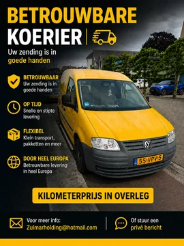 Vettore Furgone piccolo Volkswagen Caddy in Sliedrecht Paesi Bassi